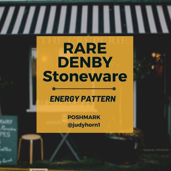 DENBY ENERGY PATTERN STONEWARE DINNERWARE - Picture 3 of 11